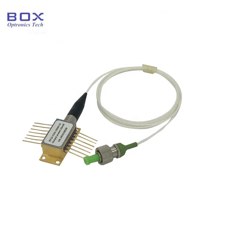 1550 nm 100 MW 100 kHz schmale Linienbreite DFB -Laserdiode BTF mit SM/PM -Faser